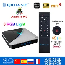 Smart tv BOX A95XF3 AIR Android 9,0 Amlogic S905X3 8k Netflix Plex медиа-сервер Play Store Бесплатная приставка с приложением PK HK1MAX H96(China)