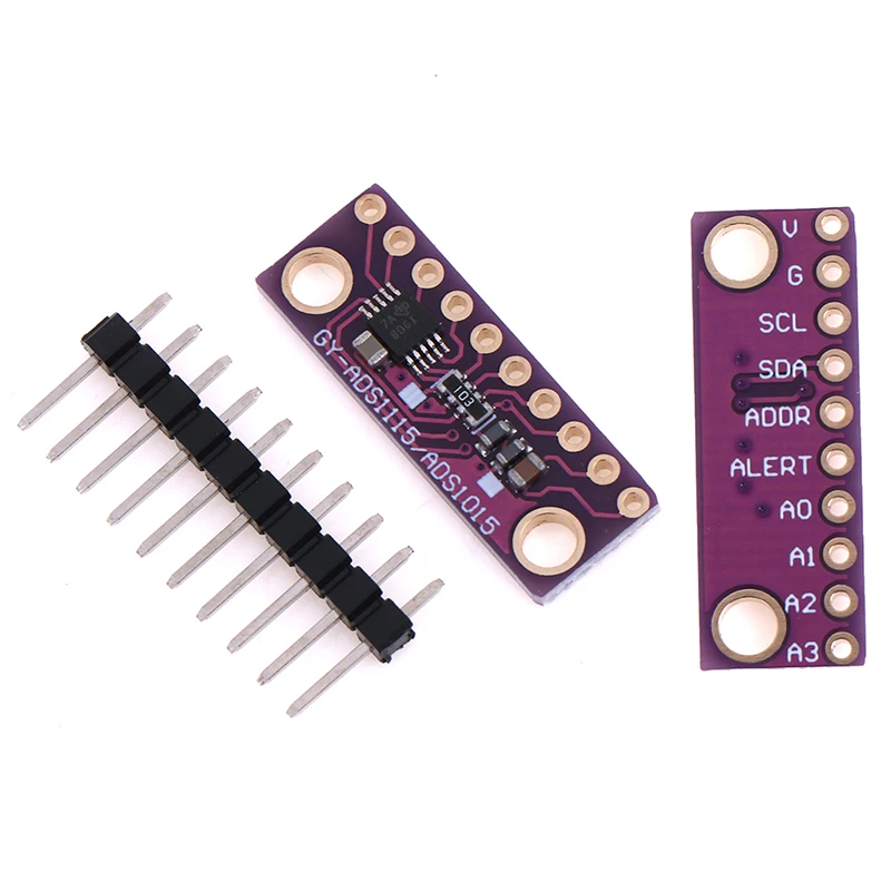 I2C ADS1115 16 бит ADC 4 канальный модуль с программируемым усилителем 2 0 В до 5 для Arduino
