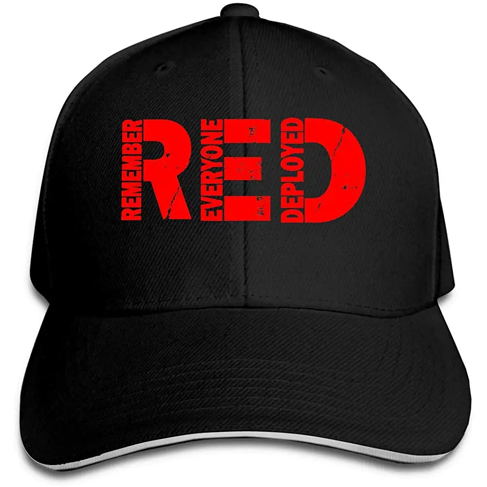 Мужская и Женская Бейсболка с надписью Red Friday Remember Everyone