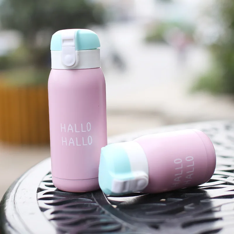 

Soffe Portable Outdoor Creative Thermos Bottle 200ml Stainless Steel Liner Suitable For Student Child Vacuum Flasks