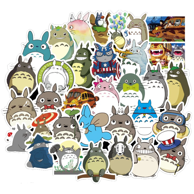 10 Вт 30 50 шт./упак. Хаяо миядзяки Аниме Tonari Totoro/наклейки для холодильника