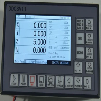 

500K Stepper Motor Control Pulse Output DDCSV1.1 Engraving Machine CNC 4-axis Offline Controller CNC System
