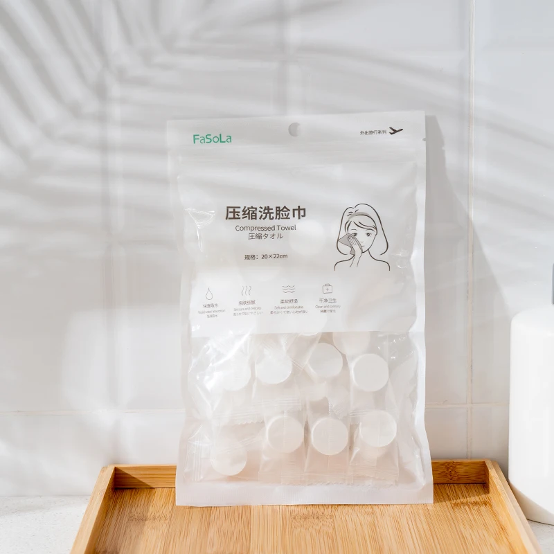 1 bag Face Towel Xiaomi Mijia одноразовое сжатое полотенце, Хлопковое полотенце, портативное, для путешествий, банное полотенце, пляжное, праздничное, эфирное, мягкое полотенце - Цвет: 1 bag Face Towel