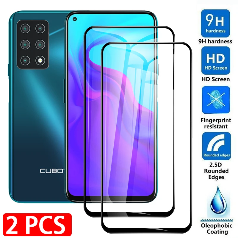 2 Pcs Full Screen Protector For Cubot X30 Tempered Glass On The C30 P30 Note 20 Pro C P X 30 Note20 9H Protective Film | Мобильные