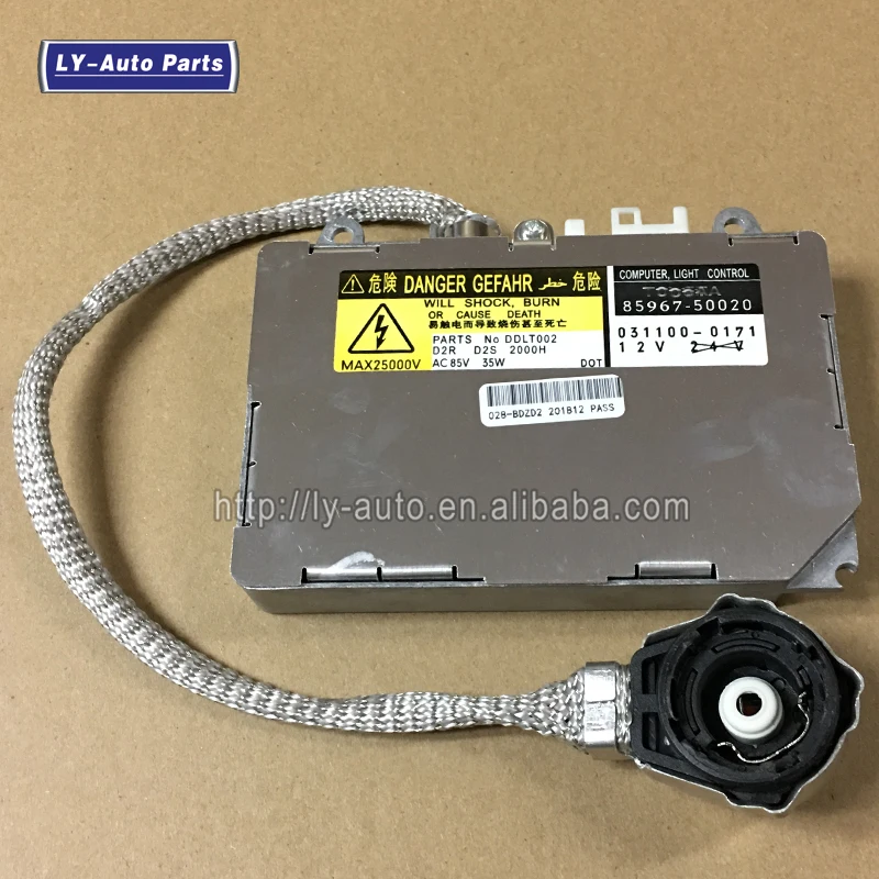 D2S Xenon Hid Unit Ballast Control Module 85967-50020 For Toyota Lexus P3I9