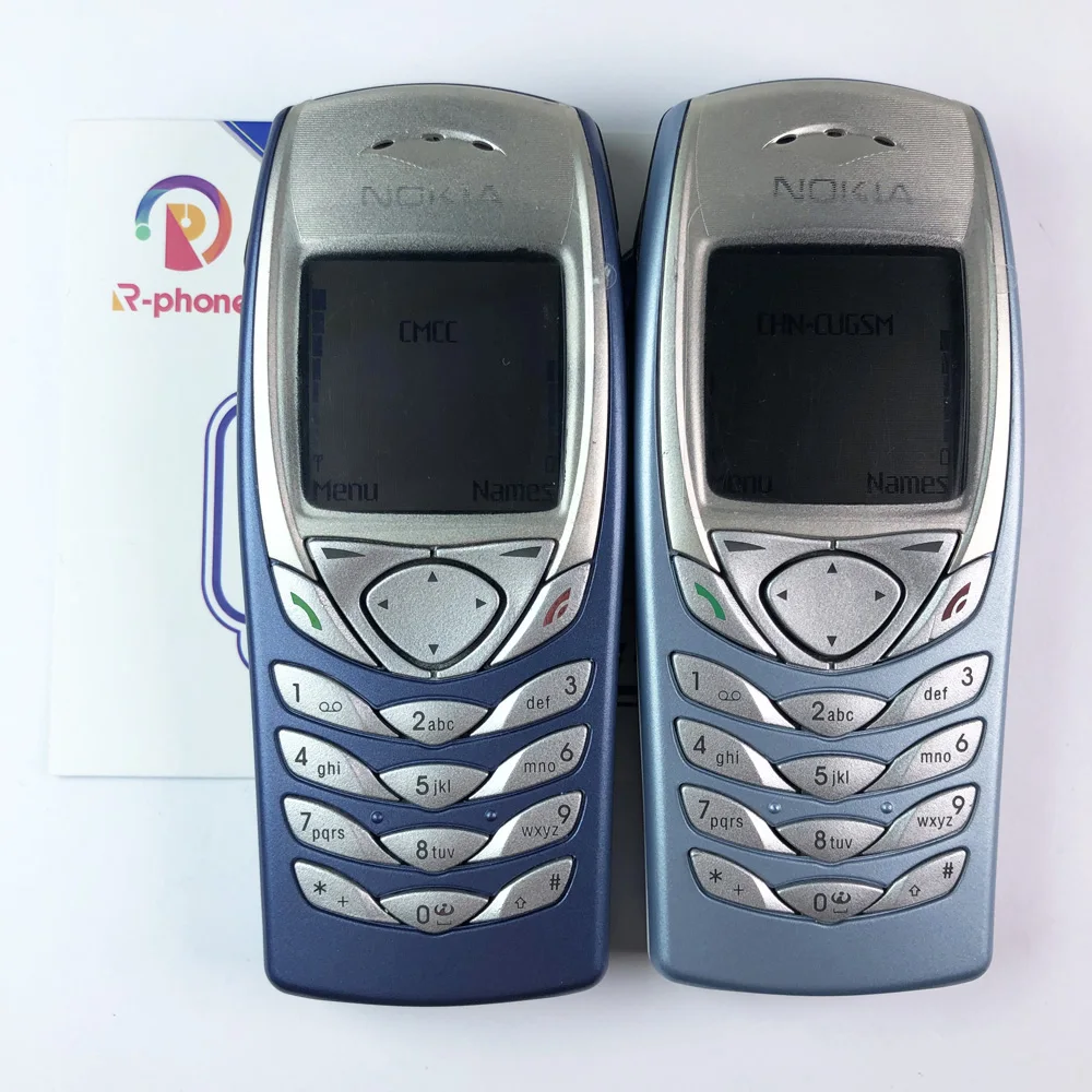 Оригинальный мобильный телефон NOKIA 6100 разблокированный Восстановленный сотовый