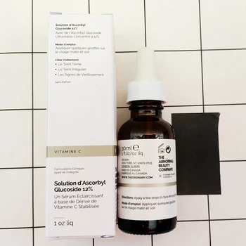 

Ascorbyl Glucoside Solution 12% (30ml) Vitamin C Brightening Serum by Ascorbic VC Whitening Antioxidant Face Cream Ordinary