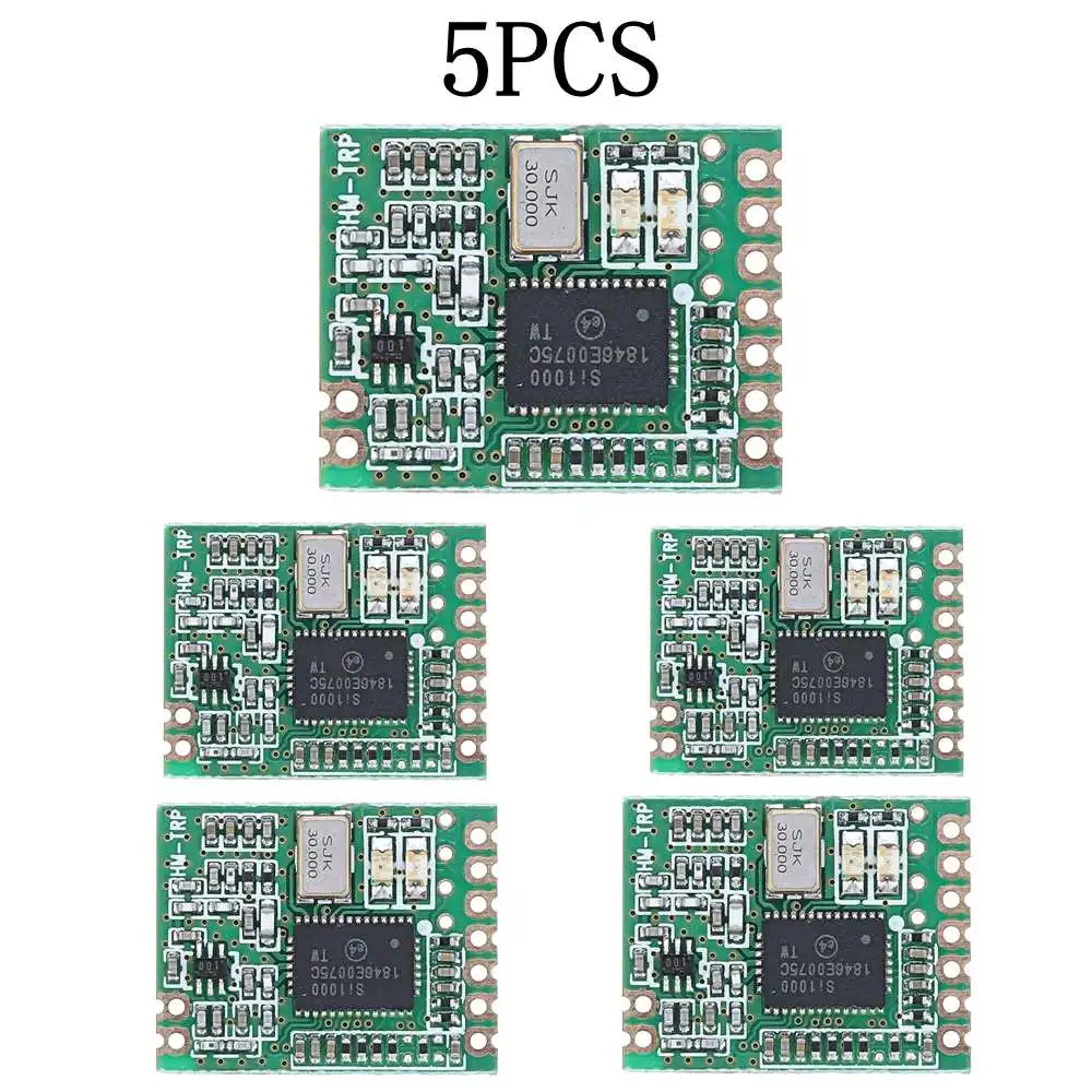 

5PCS RFM95 Wireless Transceiver Module RFM95 RFM95W RFM95 433MHz 868MHz 915MHz LoRaTM Wireless Transceiver Module