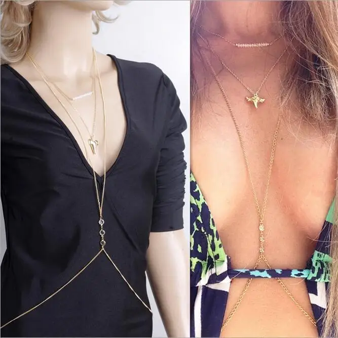 

Europe And America Hot Sales Bites Shark Tooth Shark Teeth Crystal Beaded Bracelet Necklace Body Even Dual Purpose