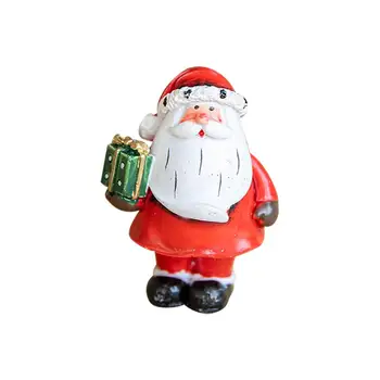 

Children Mini Christmas Santa Claus Resin Doll Xmas Ornament Decor Doll House Toys For Kids Gifts With Good quality