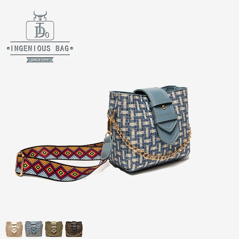 Vrouwen Handtassen Tartan Mode Emmer Tas voor Dames Designer Luxe Schoudertassen Nationale Stijl Crossbody Pu Lederen Vrouwen Handtassen Tartan Mode Emmer Tas voor Dames Designer Luxe Schoudertassen Nationale Stijl Crossbody Pu Lederen