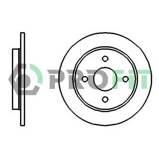 Тормозные диски FORD PROFIT 5010-0281