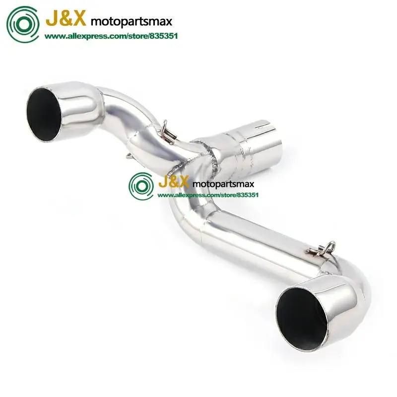 Полная труба без шнуровки для Suzuki GSR400 GSR600 BK400 BK600 GSR BK 400 600 мотоциклетный глушитель Модифицированная средняя Соединительная труба