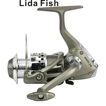 

LidaFish Brand SC1000-7000 Silver Grey Series Upgrade 5.5: 1 Plastic Plating Left / Right Hand Fishing Reel