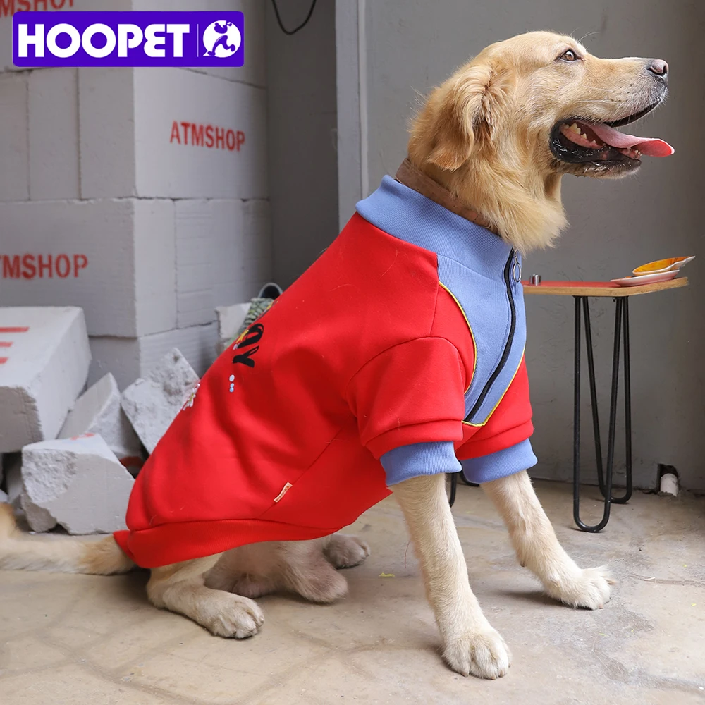 Hoopet Dog Clothes Coat Jacket Dog Clothes Cotton Dog Shirt Sports