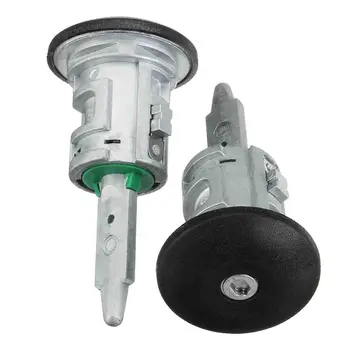 

Hot 2pcs Car Front Left & Right Door Lock Barrels 2 Keys for Ford Transit MK6 MK7 2000-2016 060638 YC15-V220K51AA 4060639 YC15-V