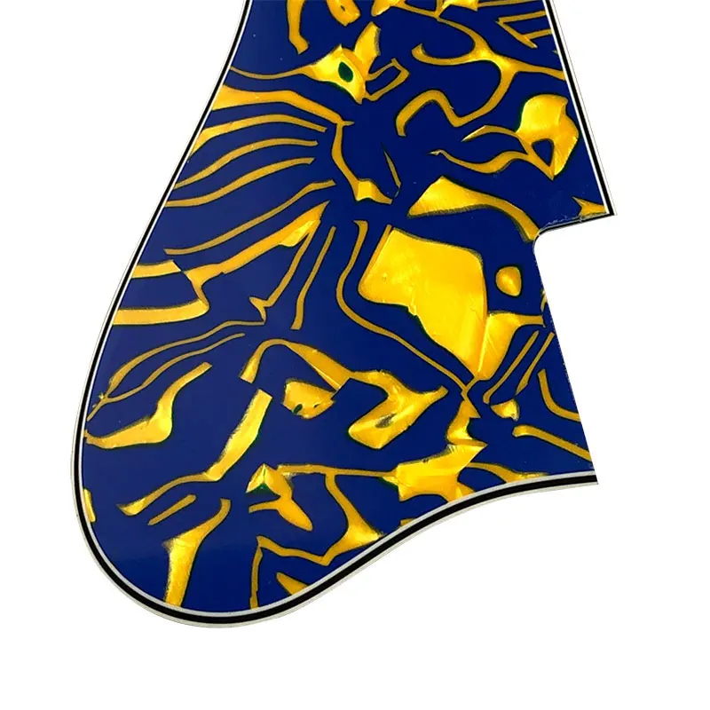 Запчасти для гитары Pleroo на заказ-для левшей No srew hole ES 335 Jazz Archtop Guitar Pickguard Script Plate