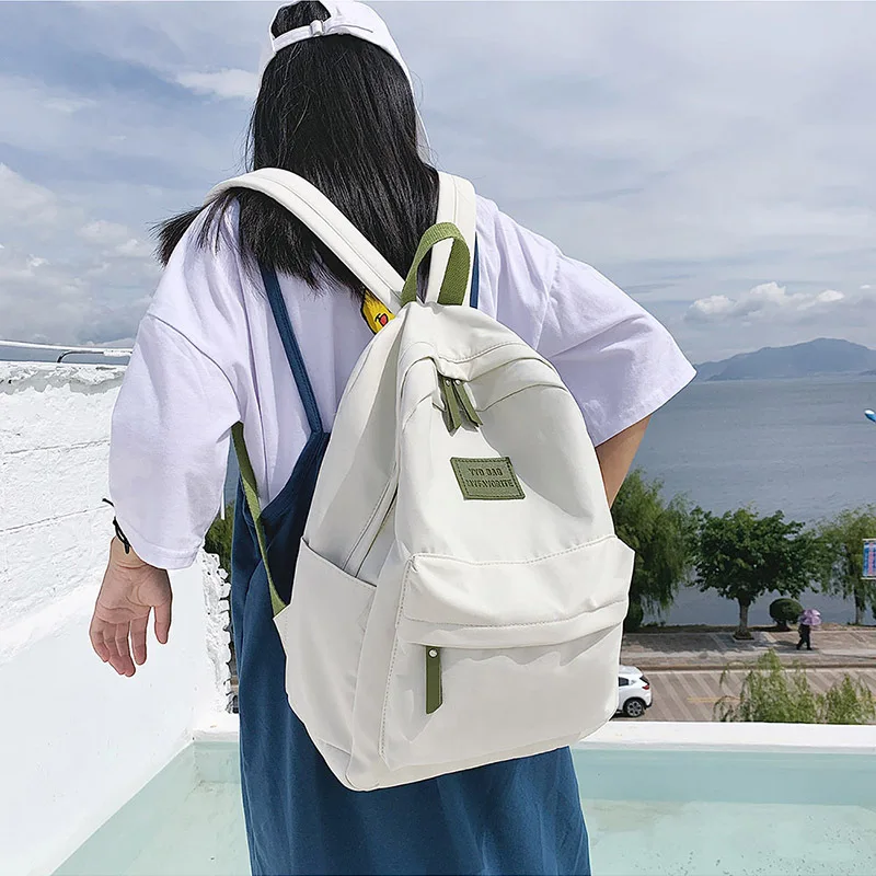 

2020 Women Nylon Backpacks Ladies Shoulder School Bag Backpack Rucksack for Girls Travel Fashion Knapsack Bolsas Mochilas