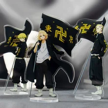 Tokyo Revengers Figure Cosplay Acrylic Stands Manjiro Ken Takemichi Hinata Atsushi Model Plate Fans Gift Collection Anime Props
