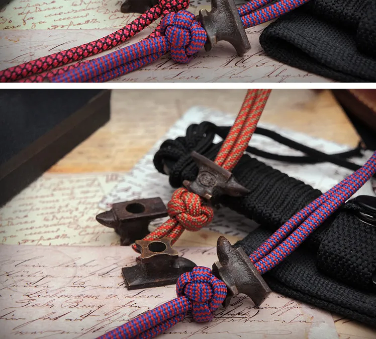 Наковальня круассан наковальня нож бусины подвеска EDC Ретро Личность креативный ручной работы зонтик «сделай сам» кулон