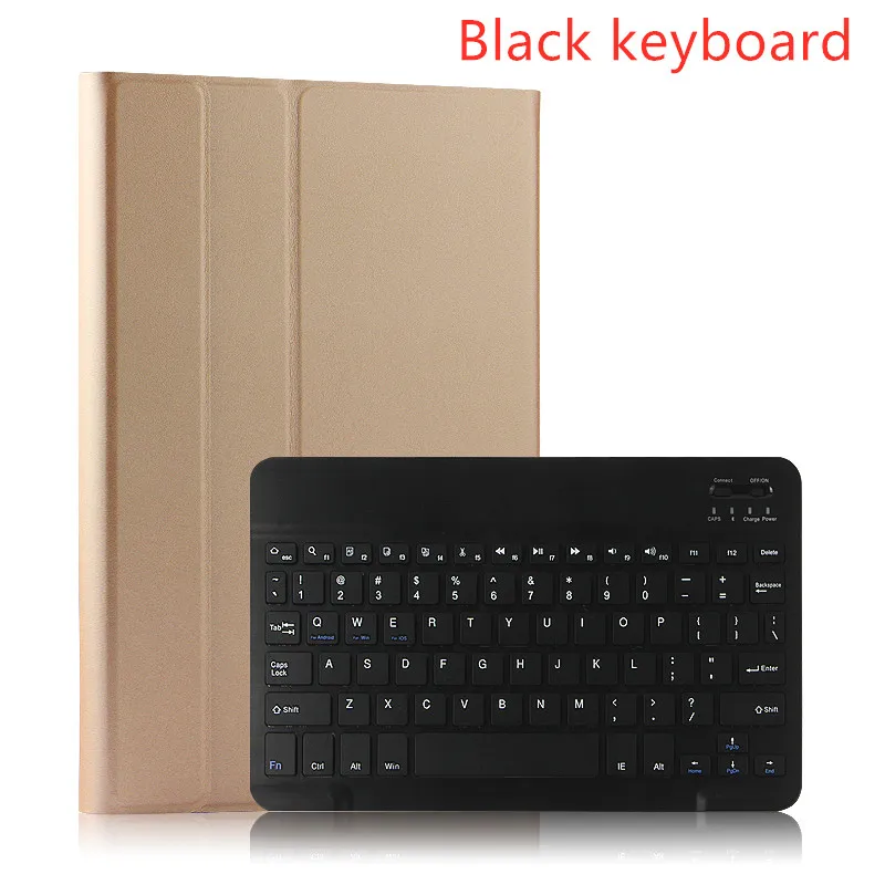 golden Чехол для Samsung Galaxy Tab S5E 10,5 SM-T720 T725 Bluetooth защитная накладка для клавиатуры из искусственной кожи чехол для планшета - Цвет: golden