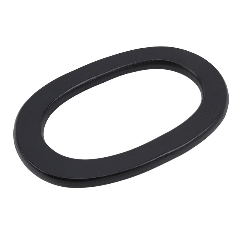 Oval Shape 2 Pieces Of Wood Bag Handle Wooden Cloth Purse Frame Bag Parts Handles
