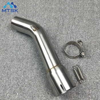 

FZ1 Motorcycle Exhaust middle pipe Muffler for YAMAHA 2006 07 08 09 10 11 12 13 14 15 link pipe without exhaust Slip-on