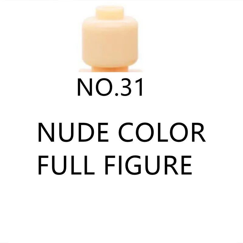 Blank No Printing Mini Figure Building Block Toys 40 Colors Available Collection DIY Painting Mini Block Toys Eductional Gifts