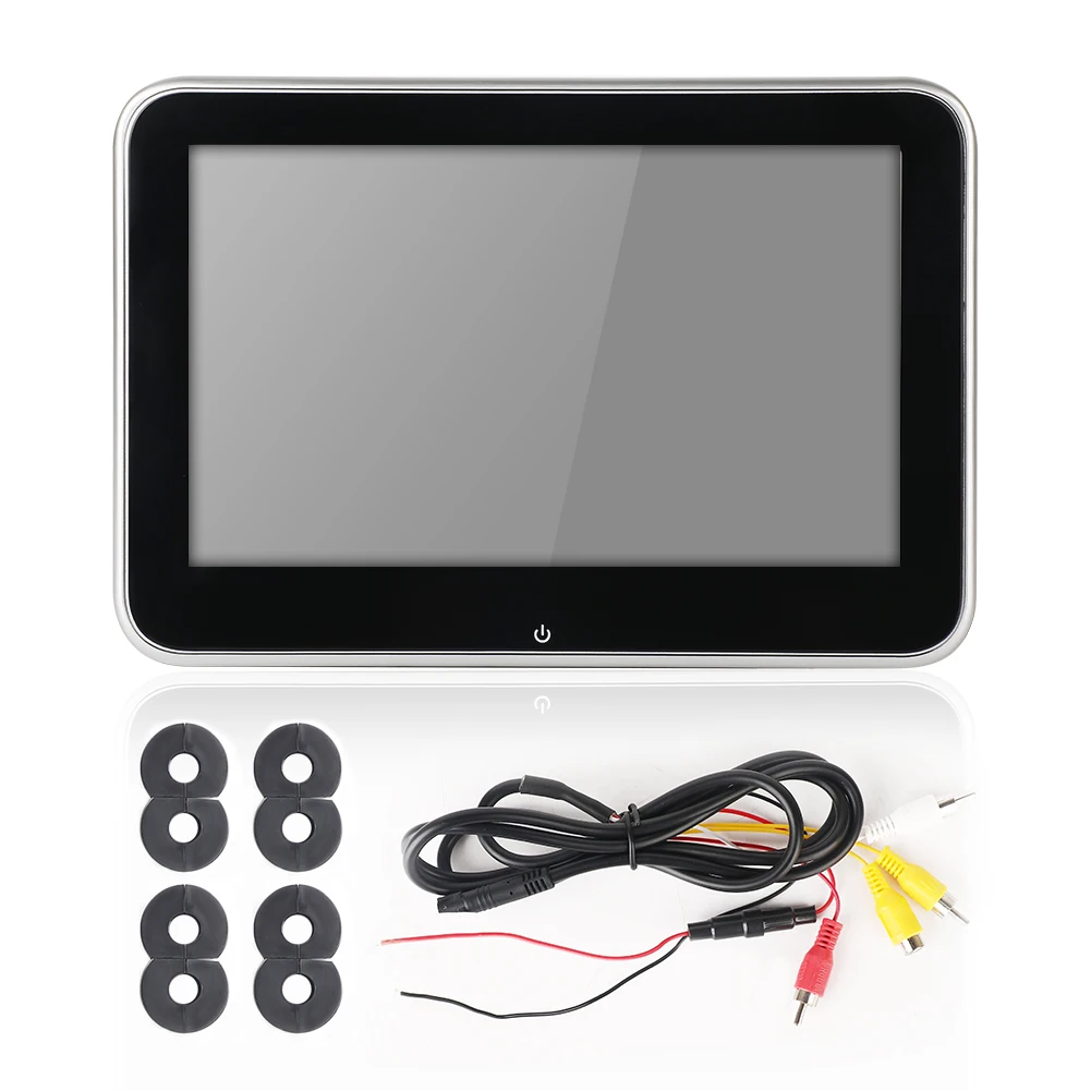 1" /8" HD Автомобильный подголовник монитор DVD видео плеер USB/SD/FM TFT lcd цифровой экран сенсорная кнопка игра Дистанционное управление автомобиль MP5