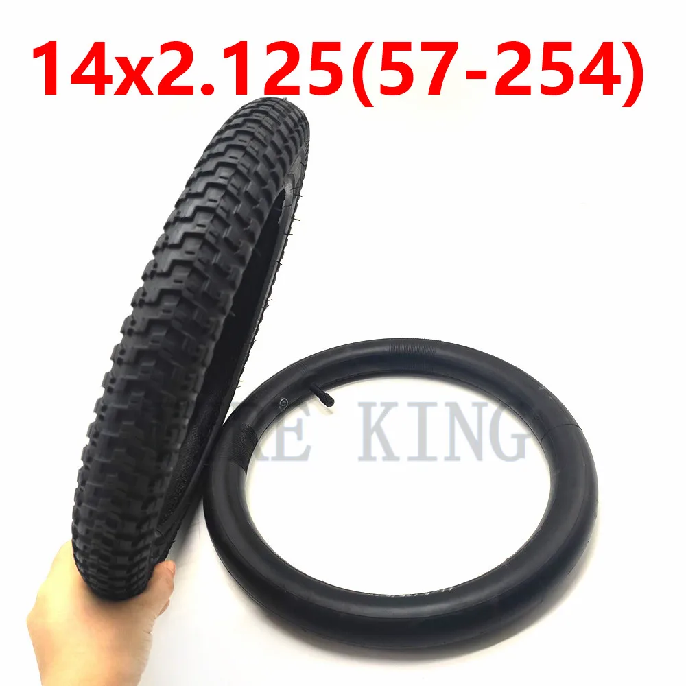 Amazon | 2本セット,14 2.125 タイヤ,14x2.125 57-254 自転車