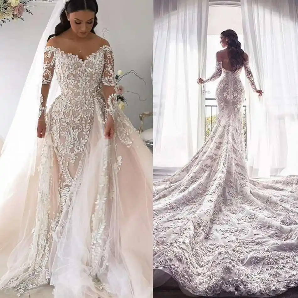wedding dress with removable sleeves