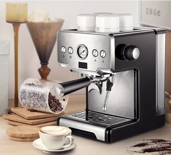 

15 Bar Italian Semi-automatic Coffee Maker Cappuccino Milk Bubble Maker Americano Espresso Coffee Machine for Home