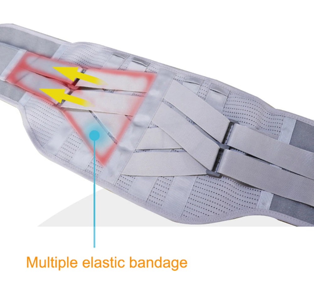 Поясной ремень медицинский эластичный корсет для мужчин и женщин ортопедическая поза корректор фиксатор для поясничного отдела поясной ремень с 4 шт. ABS поддержка бар