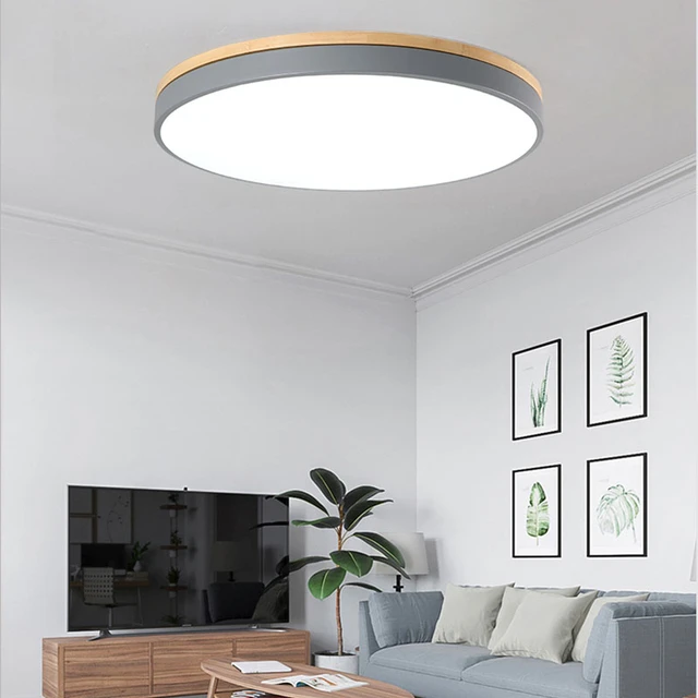 Moderne LED Lustre Lumière pour Salon Chambre Cuisine Maison Plafonniers  Rectangle blanc Luminaires,lumière blanche 6000K