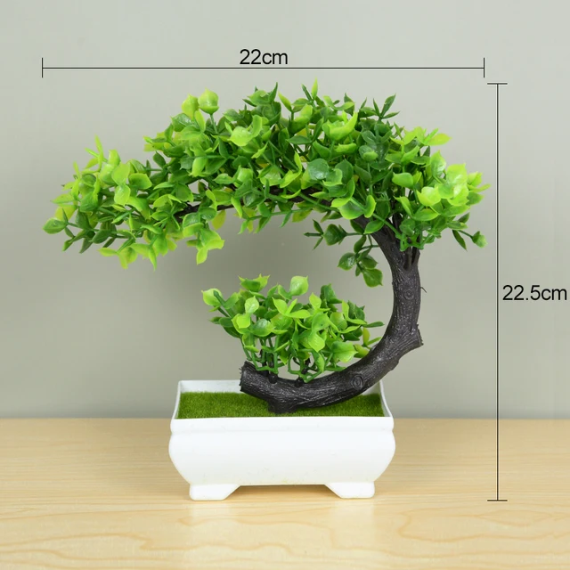 Artificial Plants Bonsai Small Tree Pot Fake Plant Flowers Potted Ornaments For Home Room Table Decoration Hotel Garden Decor T2