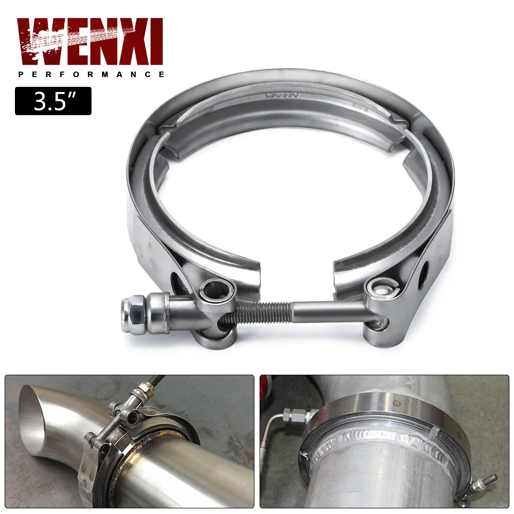 

3,5 дюйма из нержавеющей стали 304 TURBO/INTERCOOLER/DOWNPIPE/DOWN PIPE/HOSE нормальный или Быстрый V-образный зажим VCN35/VCQ35