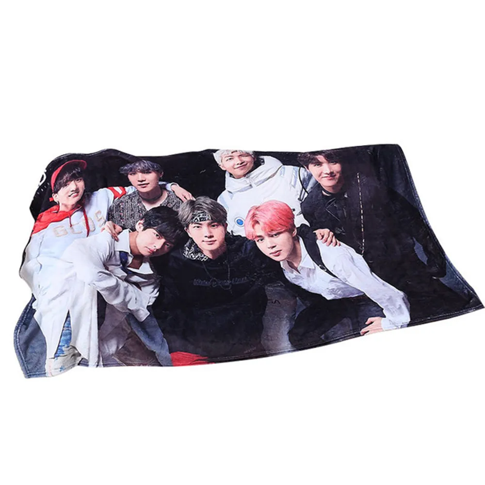 Индивидуальная цифровая печать kpop idol ачарующий коралловый флис bangtan boys с