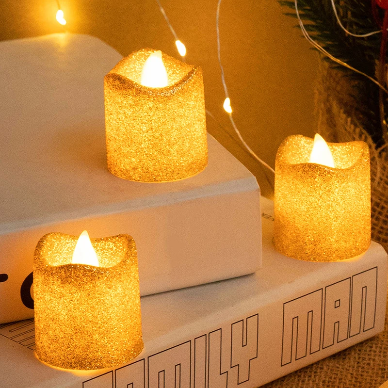 Heißer LED Kerzen Flammenlose Kerzen Licht Kreative Realistische Kerze  Laterne Party Hochzeit Dekorationen Für Home Religiöse Partei - AliExpress