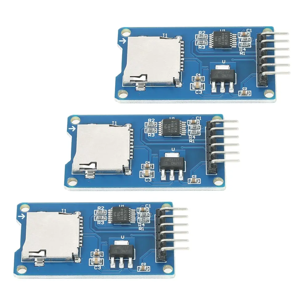 3 шт Micro SD SDHC щит TF карта защитный модуль памяти 6 Pin SPI для Arduino