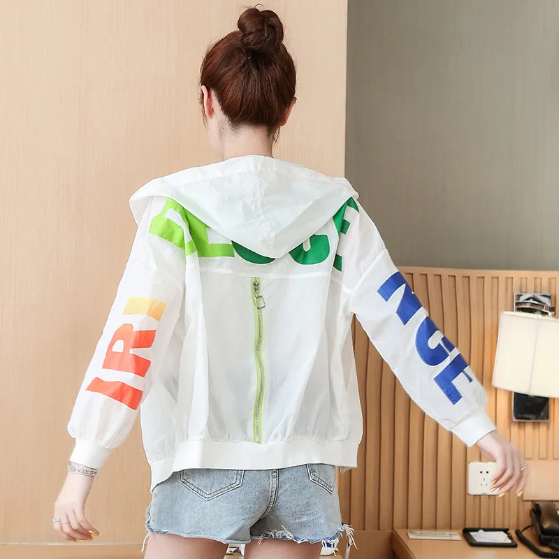 

Waitmore Coat Women's Versatile INS Fashion 2019 Spring New Style Short Baseball Uniform Summer Sunscreen Thin