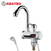 3000 Вт Электрический водонагреватель мгновенный кухонный кран Электрический Мгновенный водонагреватель кран Электрический кран холодной и горячей воды двойного назначения - изображение