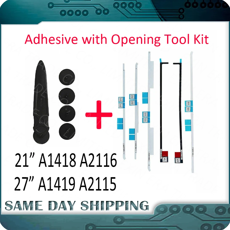 Opening Wheel Tool Kit for iMac 21.5 2012 2013 2015 2017 A1418 LeFix Replacement LCD Panel Adhesive Tape Strip Sticker 