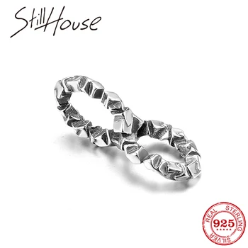 

Vintage shape 925 Silver bead Fit Rubber X Bracelet For Women Men Original Silver Beads Link Chains Womens Men Bracelets Jewelry