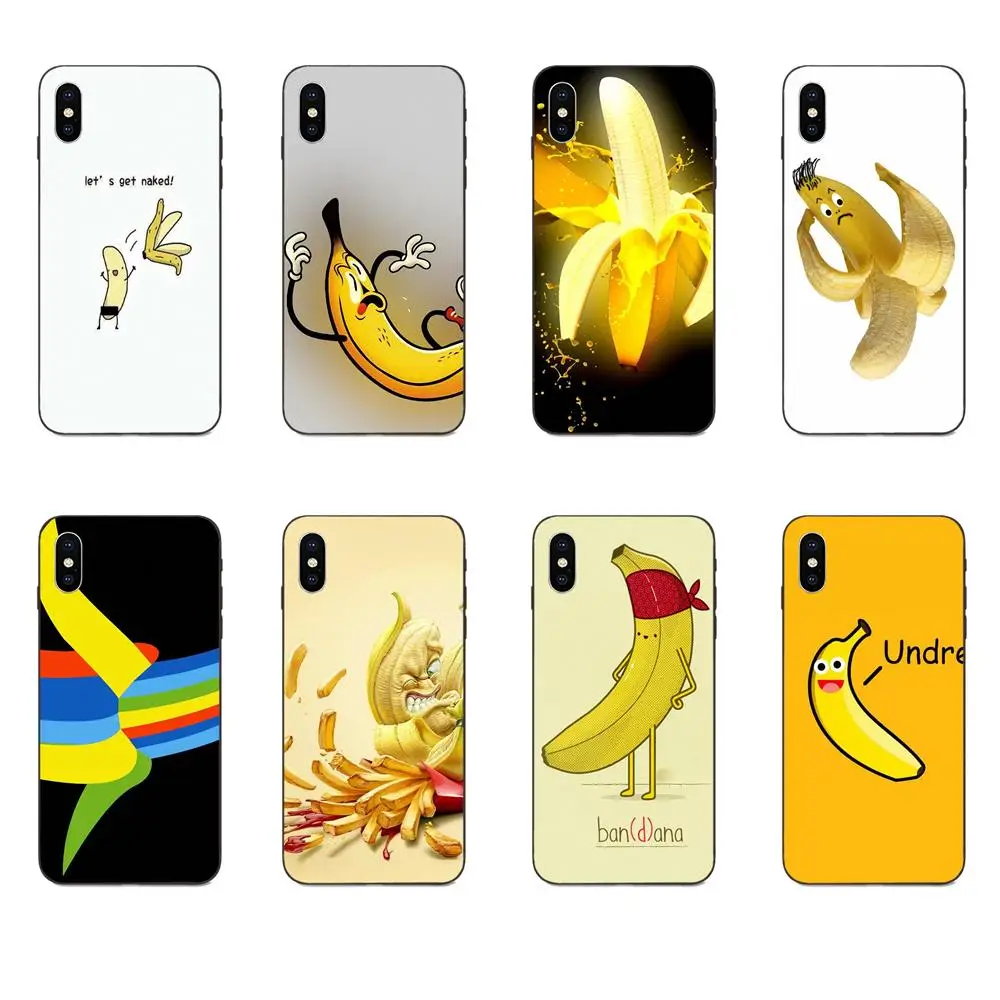 Soft Cute Case Funny Banana For Huawei nova 2 2S 3i 4 4e 5i Y3 Y5 II Y6 Y7 Y9 Lite Plus Prime Pro 2017 2018 2019 | Мобильные