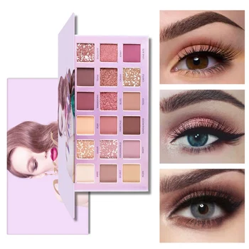 

18-color Shimmer Matte Eyeshadow Long-lasting Waterproof Smudge-proof Easy To Color Eye Shadow