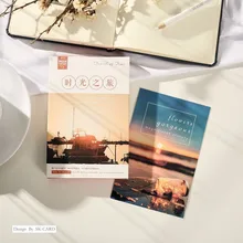 30 листов/набор путешествия время открытка Эстетическая фотография серии поздравительная открытка с сообщением подарок на день рождения