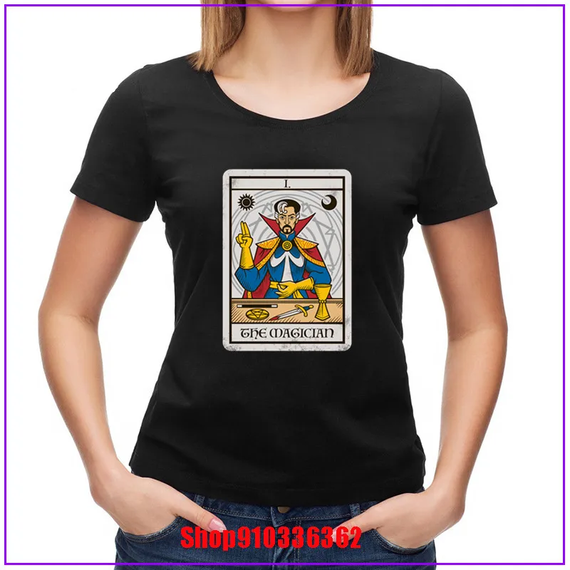 Удобные Хлопковые футболки с надписью Доктор Кто странный волшебный Таро