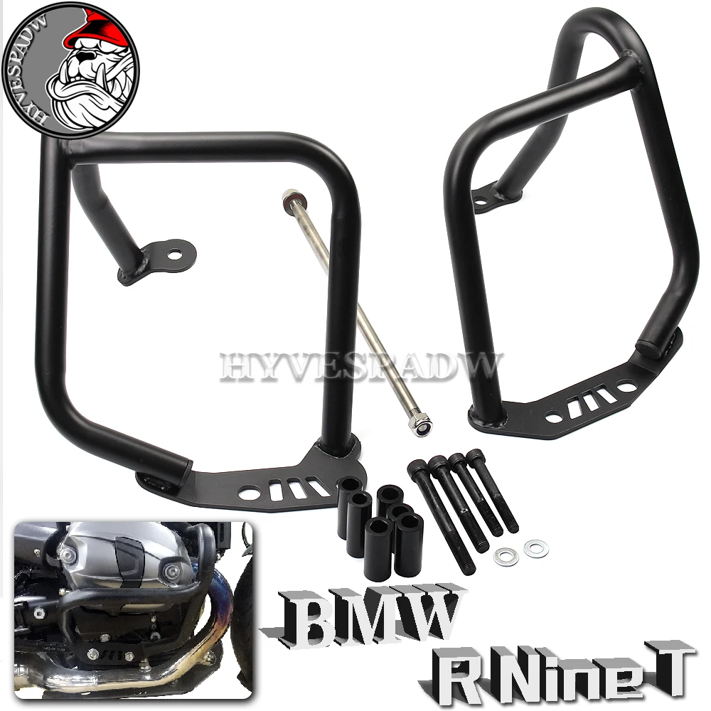 Motorcycle Engine Crash Bars Sliding Guard Frame For Bmw R Nine T Ninet R9T Racer Scrambler Pure Urban 2014 - 2021