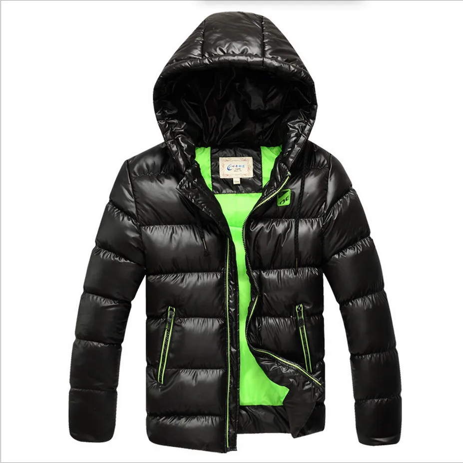 7-16 Years Children Boys Winter Coat Jacket Fashion teenager Hooded Parkas Wadded Outerwear Thicken Warm Outer Clothing
