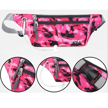 

Women Waist-Pouch Running Funny-Pack kidney Belt-Bag Cycling-Hiking Gym Sport Unisex bum bags sac banane saszetka na biodra